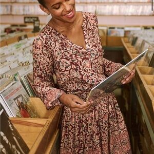 Faherty Brand Montana Dress NWT Size Small